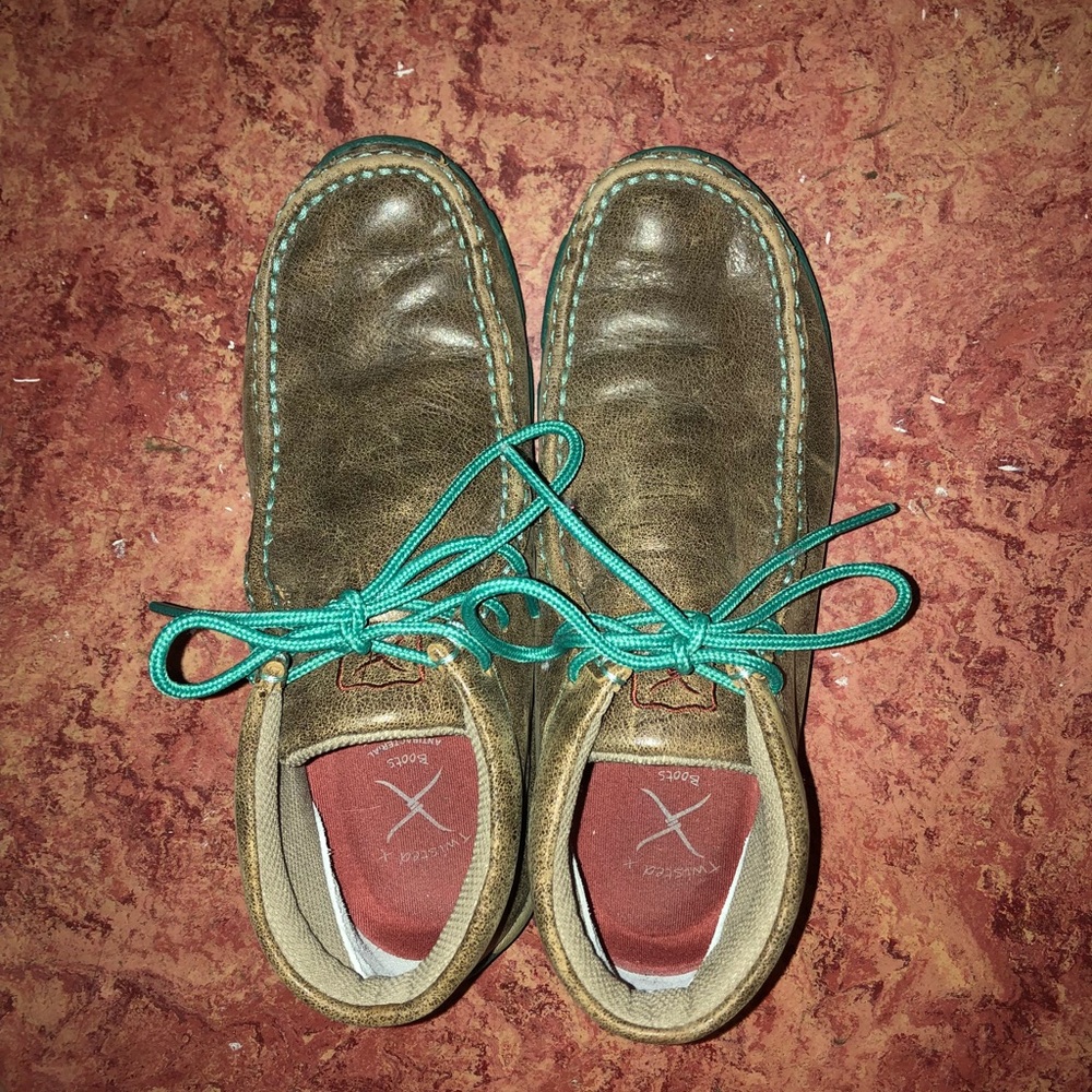 Blue Twisted X Driving Mocs